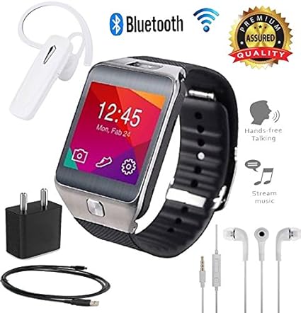 mobile watch with headphone
