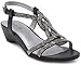 LONDON FOG Womens Macey Demi-Wedge Dress Sandals
