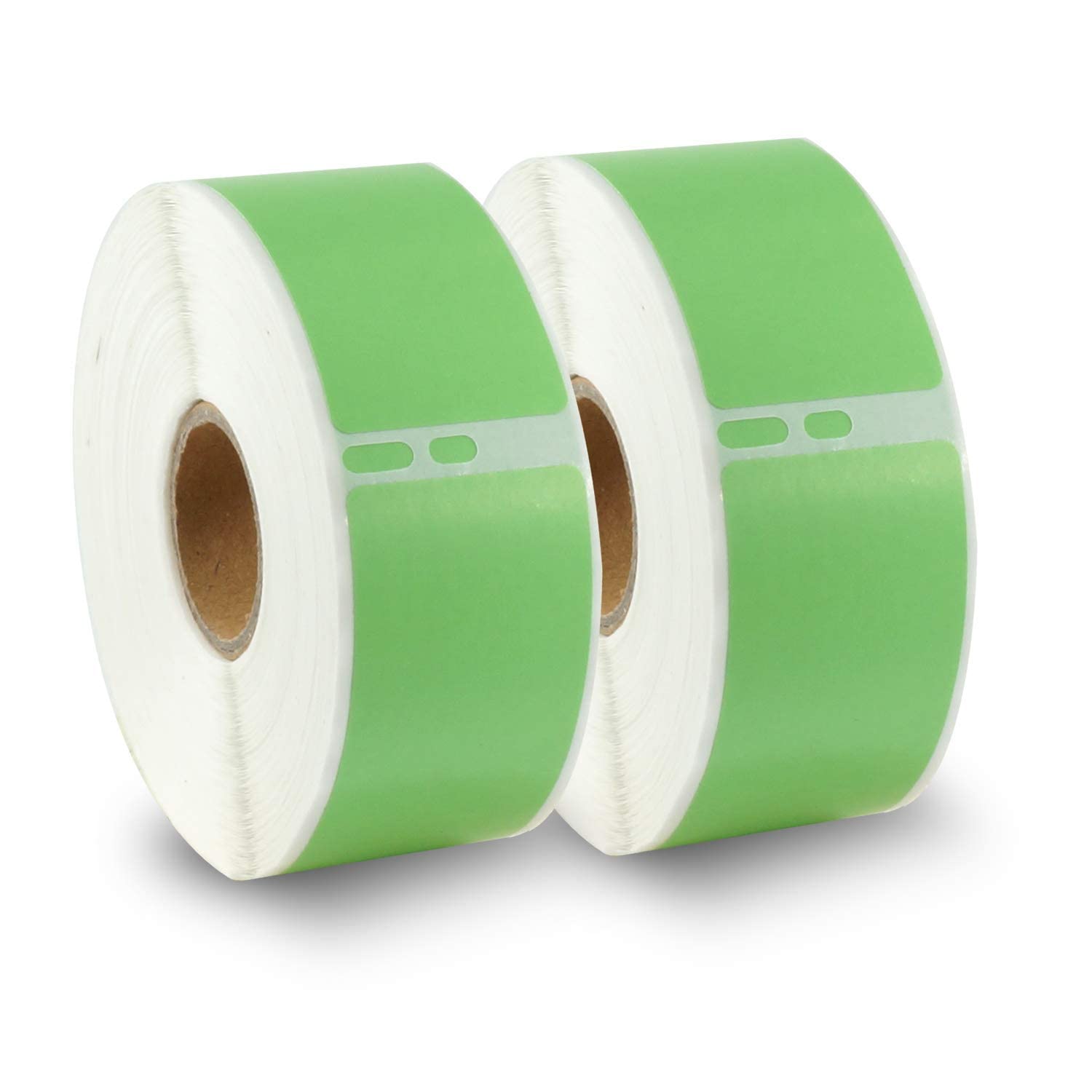 BETCKEY - 2 Rolls Green Standard Address Labels Compatible with DYMO 99010(S0722370), 28mm x 89mm, 700 Colored Labels Compatible with DYMO LabelWriter 450, 4XL, NOT Fit 550 or 5XL — image 1