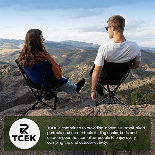 TCEK Portable Chair Outdoor Swivel Camping Chair, Setup in 8 Seconds