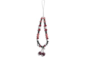 cioatu Phone Charms Phone Strap Cute Cherry Butterfly Cell Phone Lanyard Wrist Strap Phone Case Accessories for Phone Bag Airpods Camera Pendants Decor