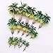 NUOLUX 15pcs Model Train Palm Trees 5 Size Tropical Forest Landscape Scale N Z 1:100-1:300