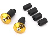 POBOZOT Handlebar End Plugs (Gold)