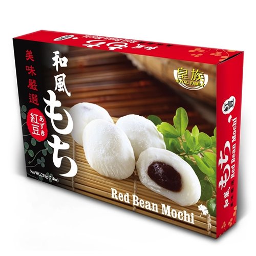 Red Bean Mochi (Japanese Style Red Bean Mochi) - 7.4oz (Pack of 1)