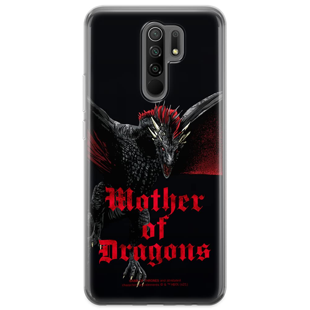 ERT GROUP mobile phone case for Xiaomi REDMI 9 original and officially Licensed Game of Thrones pattern 002 optimally adapted to the shape of the mobile phone, case made of TPU