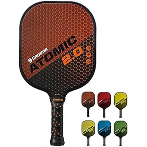 Gamma New 2.0 Pickleball Paddles (Graphite and Fiberglass Composite Face, New Textured/Older