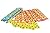 12 Packs of Stationary Sets Party Bag Favors, Stickers, Pencil and Erasers - Play Kreative TM
