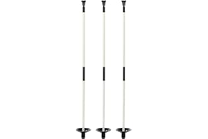 KVMORZE Golf Flagstick, Golf Pole Pin Flagpole Portable Detachable Design, Practice Putting Green Flag Stick for Yard Club, Backyard GolfCourse 3FT Heights Available, 3 Pack