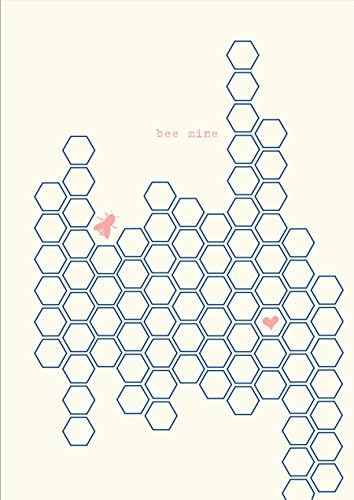 Lark Press Bee Mine Love Card, 3.5 X 4.75, Set of 4