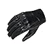 Full finger Goat Skin Leather Touch Screen Motorcycle Gloves Men/Women S,M,L,XL,XXL (Non-Perforated, S)