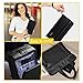 Waterproof & Fireproof Passport Holder RFID Travel Wallet Tickets Itinerary Document Organizer with Zipper/Strap for Woman & Man & Family Fit 5 Passports