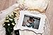 Mimi HomeDecor – White Vintage 5x7 Inches Wooden Photo Frame With Glass - For Your Family, Baby or Wedding Picture - Wall & Tabletop Frame – Great Gift Idea – 100% Satisfied Guarantee