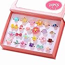 Anelli Gioco Per Bambine PinkSheep | 30 Pezzi Regolabili | Gemme Acriliche | Set Regalo In Scatola - Foto 11