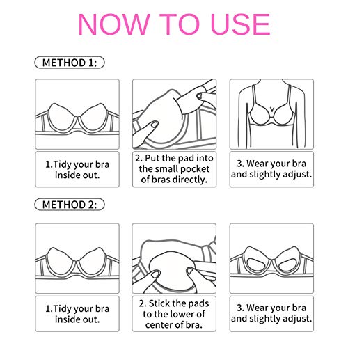 Silicone Bra Inserts Breast - Waterproof Enhancers Clear Gel BRA Inserts A to D Cup for Swimsuits & Bikini Push Up Molding Pad - Thumbnail 3