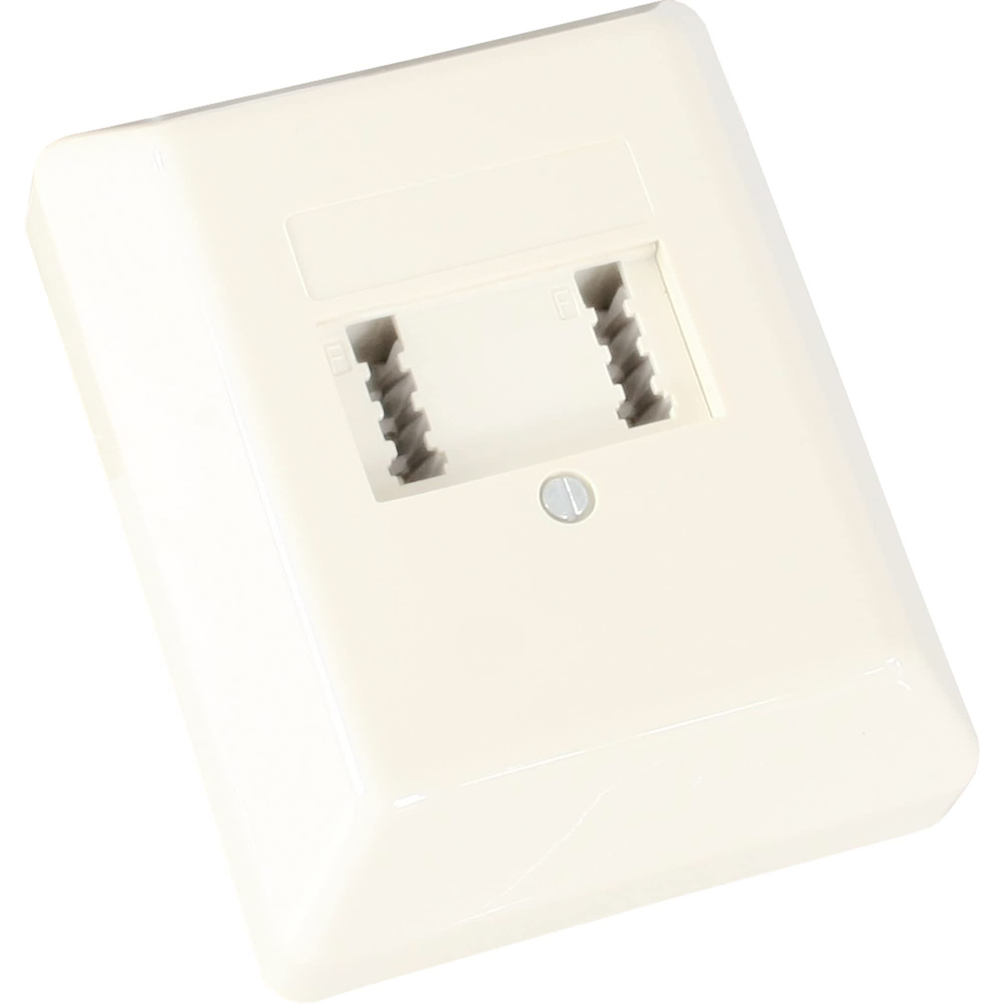 TAE telephone box, InLine®, F-F, for surface mounting