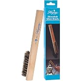 Hagerty Horsehair Silver Brush &ndash; Gentle Cleaning Tool for Sterling &amp; Silver Plate &ndash; Reaches Intricate Details, Won&rsquo;t Scratch &ndash; Made in USA