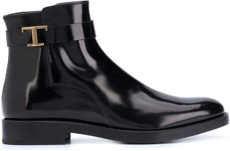 Amazon トッズ ラグジュアリーファッション レディース Xxw60c0de10aktb999 ブラック 革 ショートブーツ 秋冬 シューズ バッグ