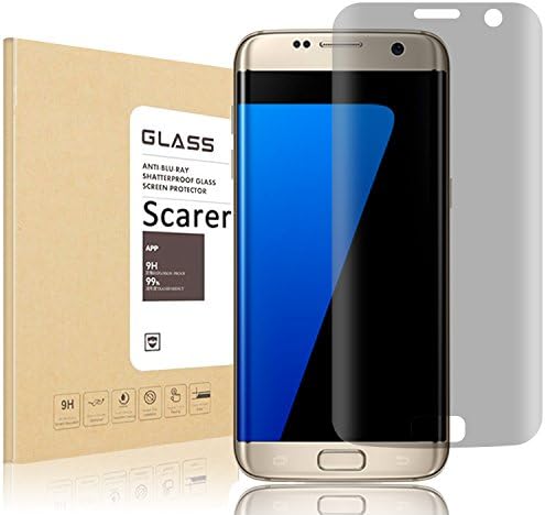 Galaxy S7 Edge Glass Privacy Screen protector, Scarer 9H Hardness 3D Tempered Glass Anti-Spy Screen Protector Shield For Samsung Galaxy S7 Edge Glass Privacy Screen protector