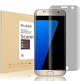 Galaxy S7 Edge Glass Privacy Screen protector, Scarer 9H Hardness 3D Tempered Glass Anti-Spy Screen Protector Shield For Samsung Galaxy S7 Edge Glass Privacy Screen protector