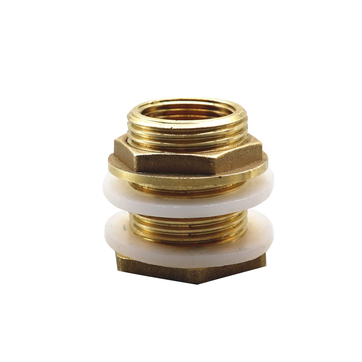 MACHSWON IBC Water Tank Tap Brass Base Outer 1" Inner 3/4" IBC Tank Adapter Garden Faucet IBC Tote Tank Valve Drain Tap Fitting