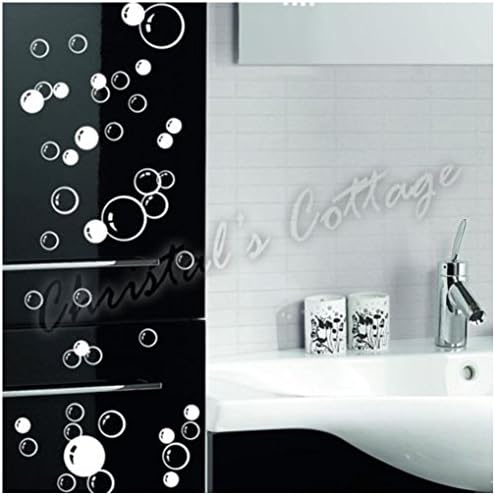 88 Bubbles Wall Art Bathroom Window Shower Tile Decoration Decal Kid Car Sticker Cherry Red