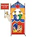 IQ Toys Deluxe Puppet Theater Sturdy Non-Top Base Foldable and Easy to Store Puppet Show Theater for Kids