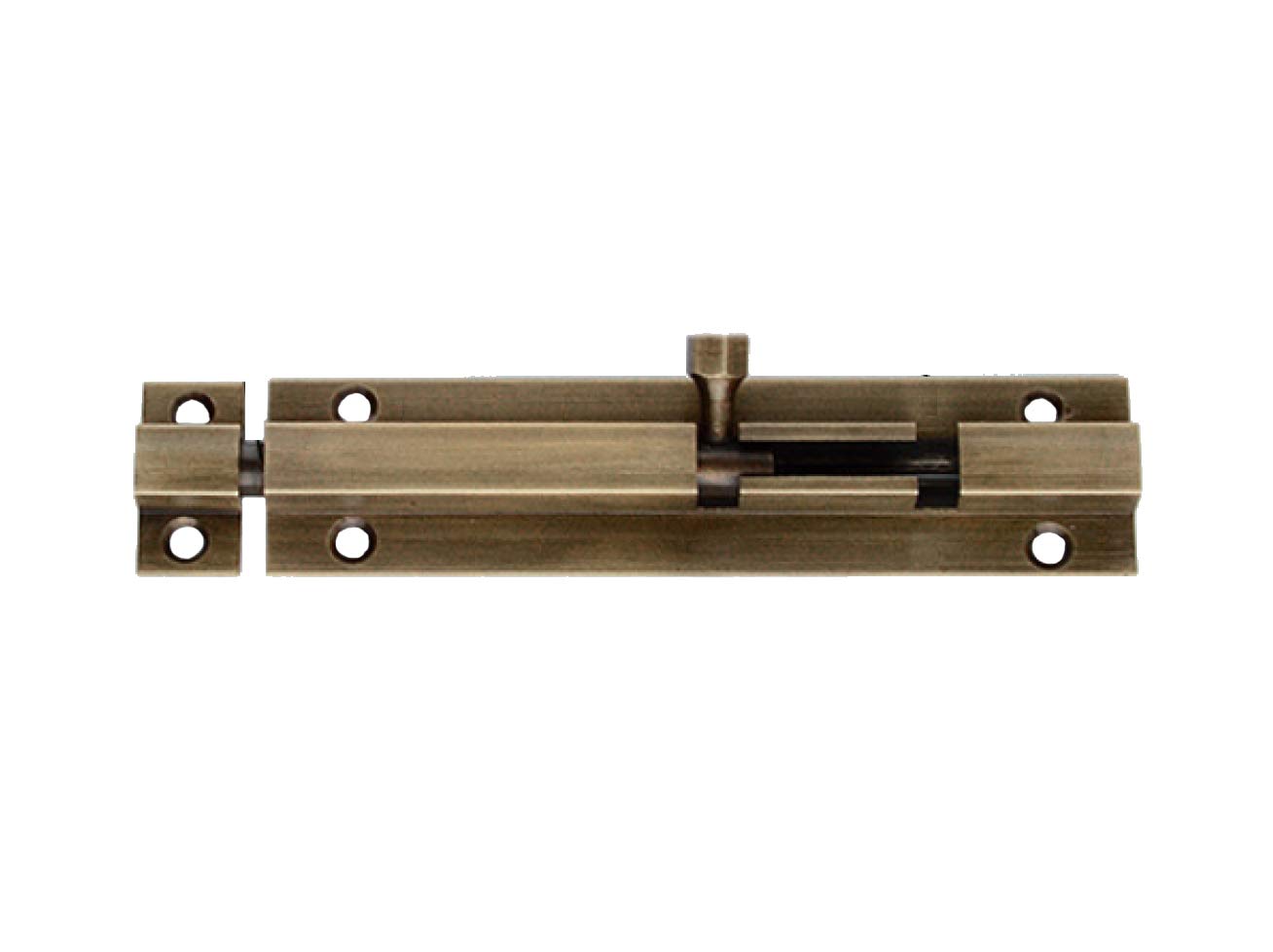 1 Pcs 112 x 25mm Antique Pure Copper Bolt Wooden Door Bolt Used for Securing Internal Doors for Bedrooms, Bathroom Toilet Gate and Wooden Doors(Bronze Colour)