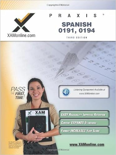 Amazon Com Praxis Spanish 0191 0194 Teacher Certification