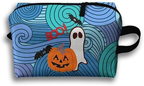 BOON Pumpkin Punk Makeup Storage Bag Multifunction High Grade Travel Case Brush Organizer