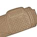 BDK Heavy Duty VAN SUV Rubber Floor Mats - 4 Pieces 3 Rows Full Set- All Weather Trimmable Mat (Beige) - MT-713-711-BG_AMHD