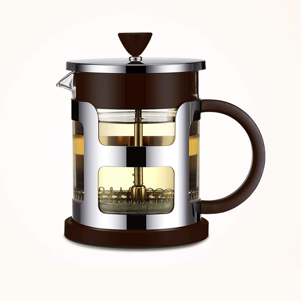 LNYJ Stainless Steel Portable French Press Coffee Pot Tea Maker Machine Moka With Strainer Filter Tr