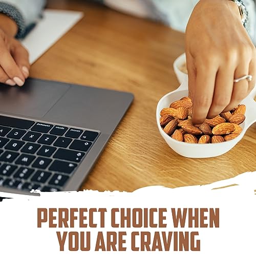 ROASTED ALMONDS UNSALTED – FRESH AND DELICIOUS GUILT FREE HEALTHY KETO SNACK WHOLE UNSALTED NUTS STEAM PASTEURIZED PACKED IN RESEALABLE BAG, LOW CALORIES, VEGAN, GLUTEN-FREE, 3LB