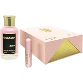 Bharara Rose Eau De Parfum Spray 3.4 Fl Oz (100 Ml) &ndash; Long Lasting Floral Perfume for Women &ndash; Elegant Jasmine &amp; Peony Scent &ndash; Luxury Daily Wear Fragrance