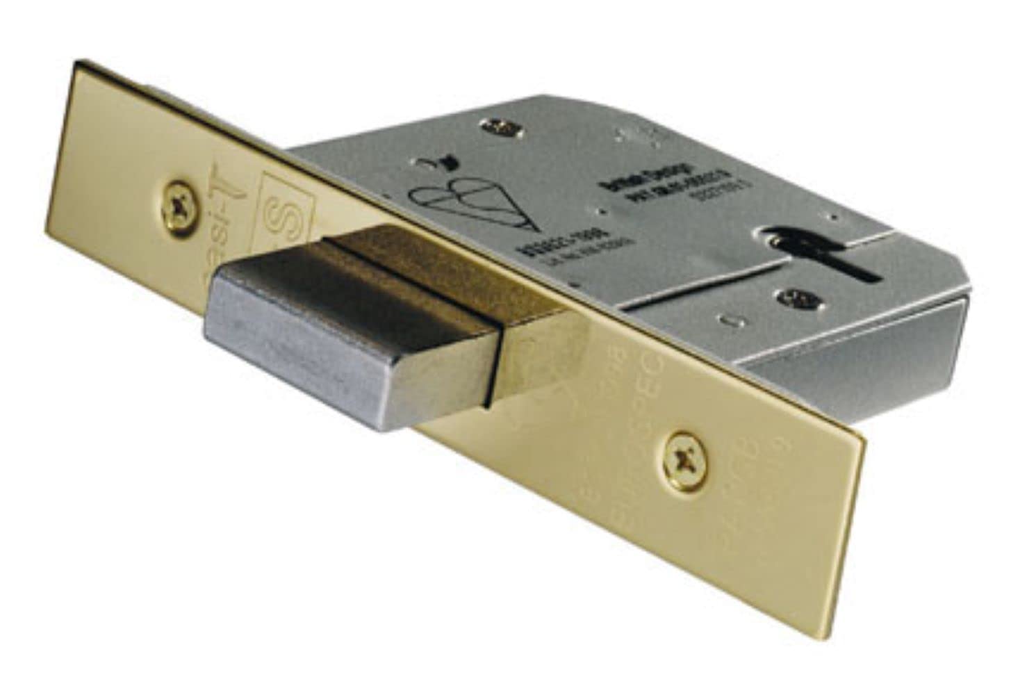 Carlisle Brass LDB5525PVD/BP British Standard Dead Lock, Stainless Brass, 2.5 inch