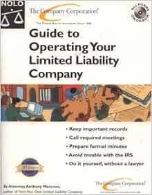 Guide To Operating Your Limited Liability Company Anthony