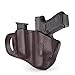 1791 GunLeather G19 Holster and Mag Pouch Combo - Right Hand OWB G19 Leather Holster for Belts - Compatible for Glock 19, 23, 26, 27, H&K VP40 and Springfield XDS Signature Brown