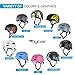 Flybar Bike Helmet- Multi Sport Dual Certified Adjustable Dial, Skateboard Helmet, Roller Skating, Pogo, Electric Scooter, Snowboard, Boys and Girls Kids- Adults Helmets (Fly,S-M)