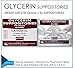Glycerin Suppositories (Infant size 1.5 Gm. X 12 Suppo in foils) Convenient with no-mess applicators for Infant and Predriatric Occasional Laxative Apply In a newborn