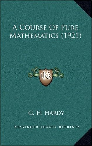 a course of pure mathematics by g.h.hardy