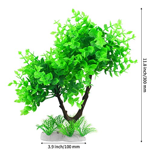 image for MyLifeUNIT Aquarium Plants Plastic Bonsai Tree Ornament Artificial Wat