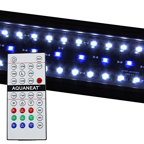 AQUANEAT Remote Control Aquarium LED Light Plant 24/7 HIGH LUMEN RGB Automated (24”-36”)