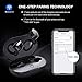 Upgraded Bluetooth 5.0 Wireless Earbuds,Bluetooth Headphones IPX7 Waterproof Earphones with 42H Playtime Deep Bass HiFi Stereo Sound Built-in Mic with Portable Charging Case for Smartphone and Laptops