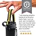 Gearproz HydroCord 1.0 Handle with Wide Mouth Ring and Carabiner, Compatible with 12-64 oz Water Bottles, Hydroflask 1.0, Iron Flask, Thermoflask & Wide Mouth 2.28