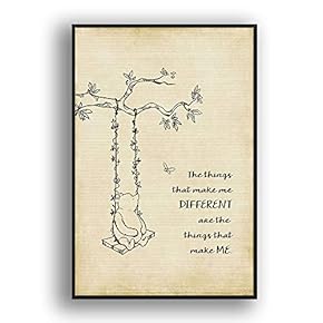 Framed Canvas Wall Art for Living Room, Bedroom Beautiful Quotes Canvas Prints for Modern Home Decoration Ready to Hang - 16"x24" inches