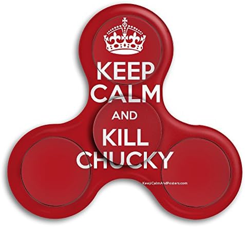 PLQSPNER Keep Calm And Kill Chucky Fidget Hand Spinner Anxiety Stress Relief For Adult Children