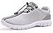 Juan Men's Running Shoes Fashion Breathable Sneakers Mesh Soft Sole Casual Athletic Lightweight (10US/44EU,MEN, Grey)