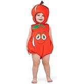 Dress Up America Apple Costume – Baby Halloween Costume for Infants & Toddlers – Cute & Comfy Fruit Outfit