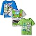 Disney Boys' Toy Story Buzz Lightyear 3 Pack T-Shirts