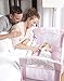 Arm's Reach Concepts Mini Ezee 3-in-1 Bedside Bassinet - Coterie/Pink