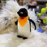 Animal Instincts Snow Mates Pedro Penguin Plush Dog Toy with Squeaker view 2